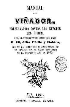 Manual del viñador. Preservativo contra los efectos del oidium