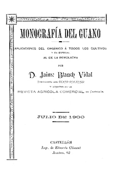 Monografía del guano: aplicaciones del orgánico a todos los cultivos y en especial al de la remolacha