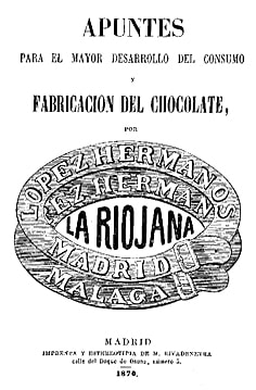 Apuntes para el mayor desarrollo del consumo y fabricación del chocolate
