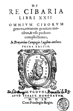 De re cibaria libri XXII : omnivm ciborvm genera, omnium gentium moribus & vsu probata complectentes