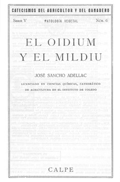 El oidium y el mildiú