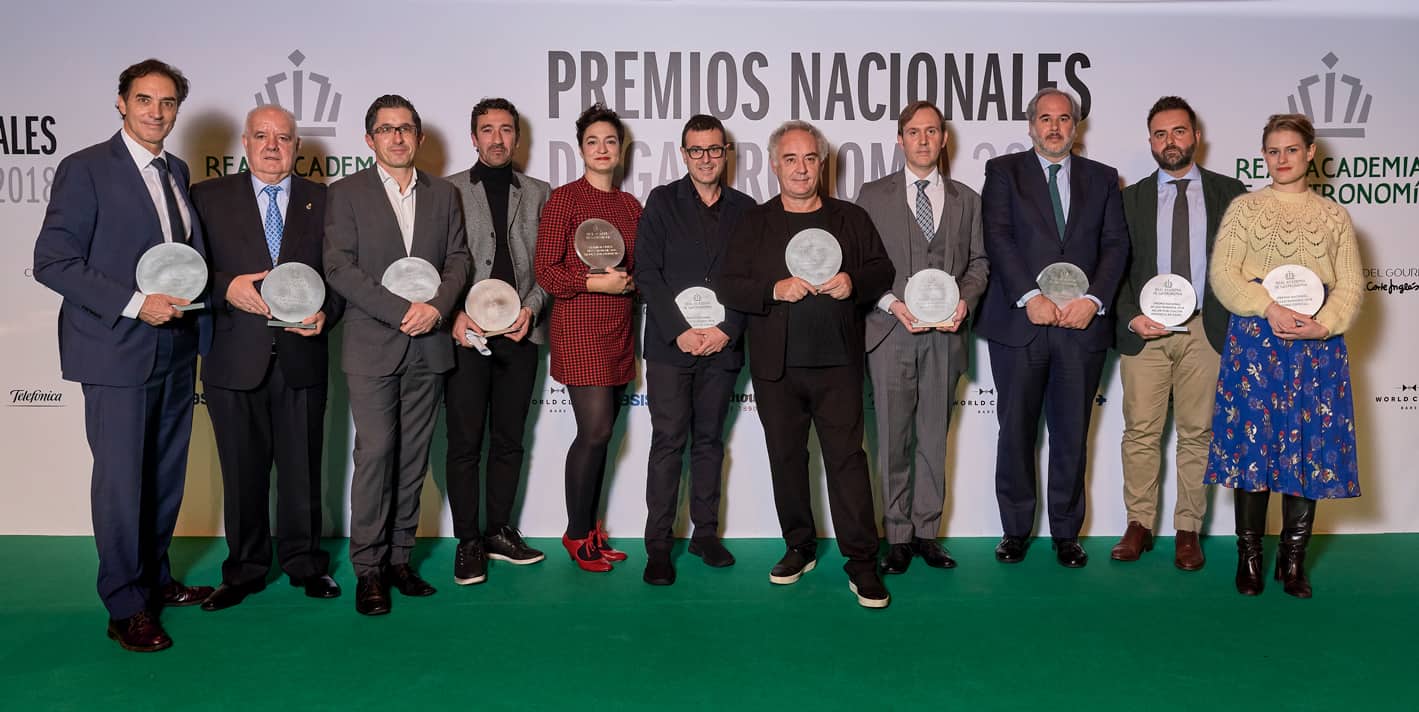 The 2018 National Gastronomy Awards are presented - RAG - Royal Academy of  Gastronomy