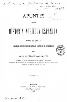 Apuntes para la Historia agrícola española