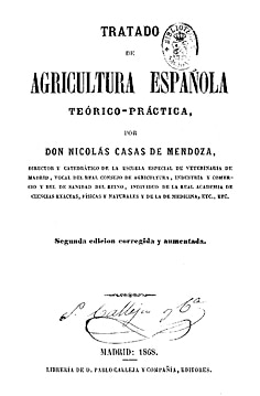 Tratado de agricultura española teórico-práctica