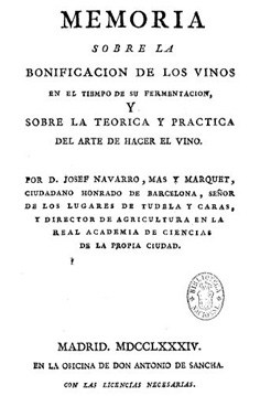Memoria sobre la bonificacion de los vinos en el tiempo de su fermentacion, y sobre la teorica y practica del arte de hacer el vino
