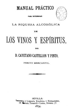 Manual práctico para determinar la riqueza alcohólica de los vinos y espíritus