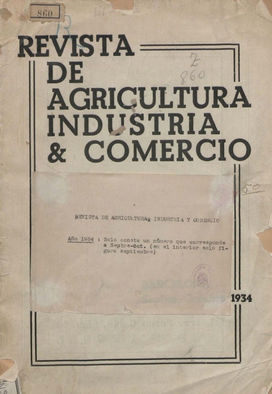 Revista de agricultura, industria & comercio