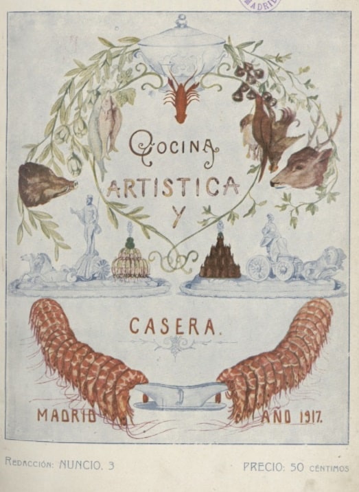 Cocina Artística y Casera: revista mensual ilustrada
