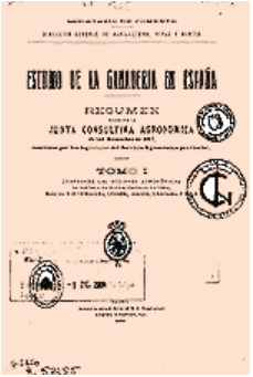 Estudio de la ganadería en España. Resumen hecho por la Junta Consultiva Agronómica de las Memorias de 1917 por los ingenieros del Servicio Agronómico Provincial. (1920)