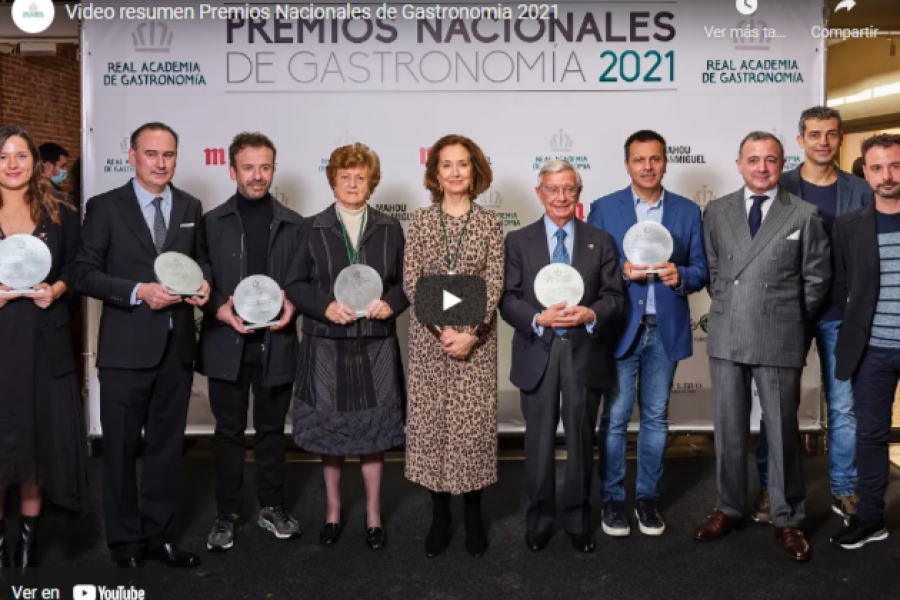 Video resumen de los Premios Nacionales de Gastronomía 2021