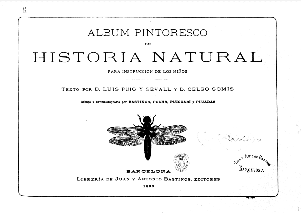Album pintoresco de historia natural : para instrucción de los niños