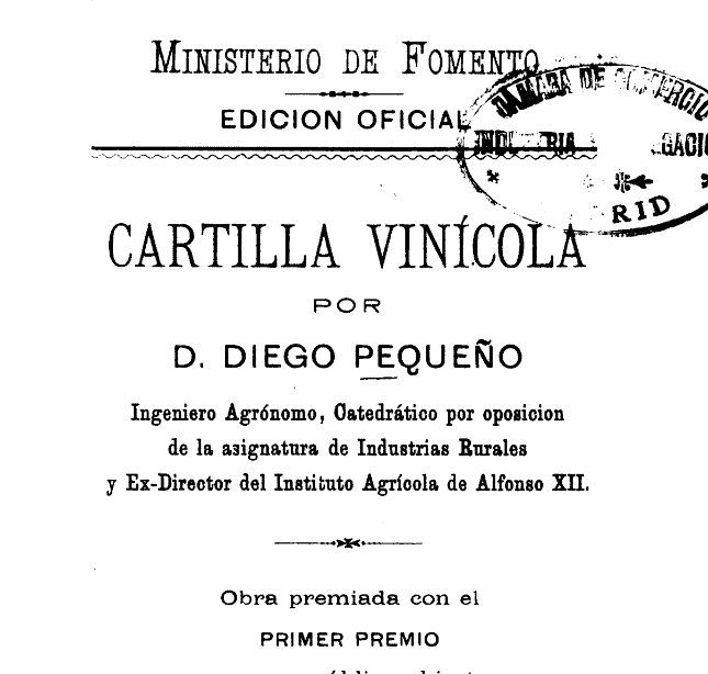 Cartilla Vinícola
