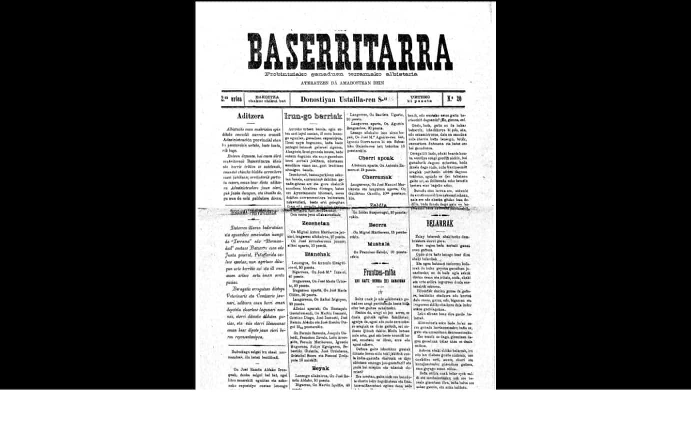 Baserritarra / Campesino: el periodista de la ganadería de la provincia