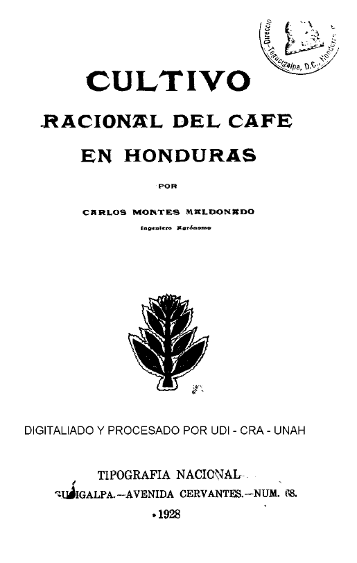 Cultivo racional del café en Honduras