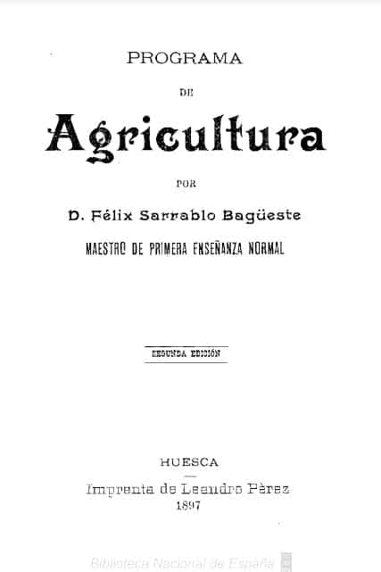 Programa de agricultura
