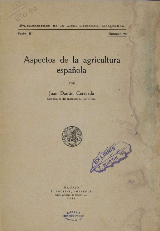 Aspectos de la agricultura española