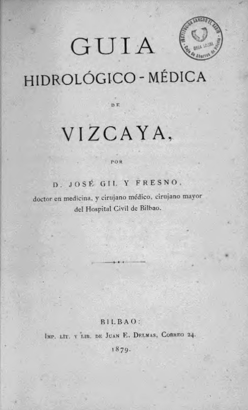 Guía hidrológico-médica de Vizcaya