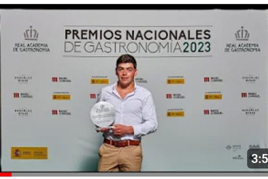 Vídeo: entrevista a José Luis Alonso Premio Nacional de Gastronomía Talento Joven Alimentos de España 2023