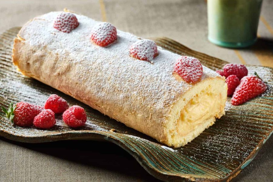 BRAZO RELLENO DE CREMA PASTELERA